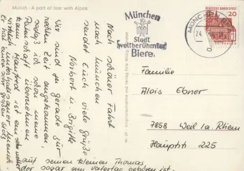 München - mit Isar und Alpen