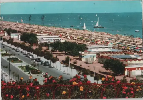 Italien - Riccione - Italien - Teil des Strandes