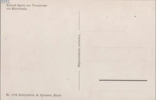 Schweiz - Spiez - Schweiz - Schloss