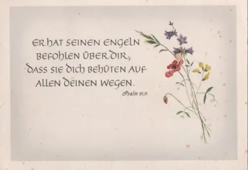 Er hat seinen Engeln befohlen Psalm