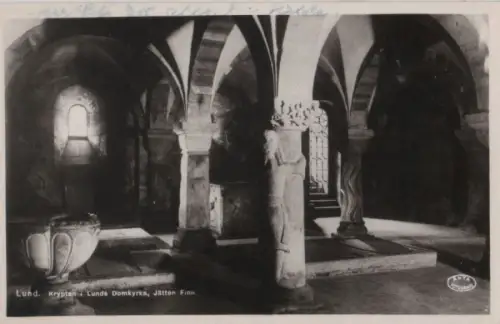 Schweden - Schweden - Lund - Kryptan i Lunds Domkyrka, Jätten Finn - 1952