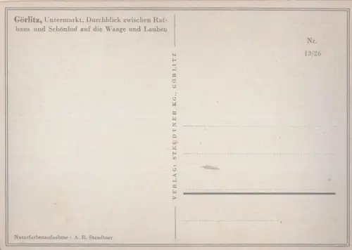 Görlitz, Neiße - Untermarkt