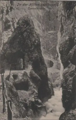 Höllentalklamm - Tunnelbauten - ca. 1935