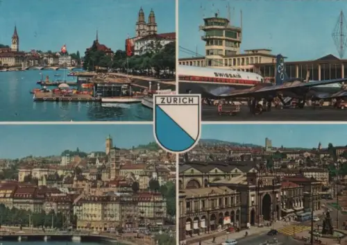 Schweiz - Schweiz - Zürich - 4 Teilbilder - 1962