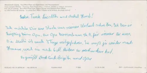 Leipzig - Karl-Marx-Platz