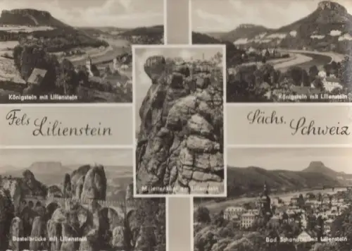 Sächsische Schweiz - Fels Lilienstein