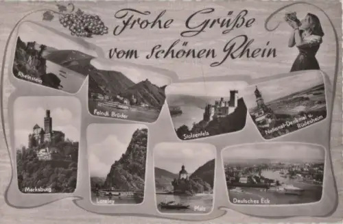 Rhein - u.a. Loreley - 1960