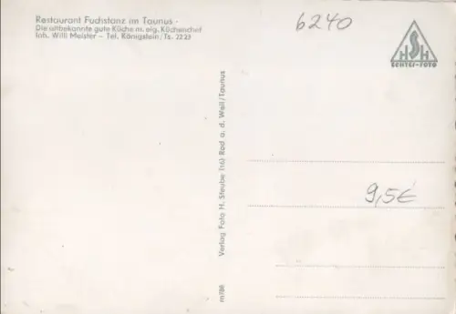 Königstein - Restaurant Fuchstanz