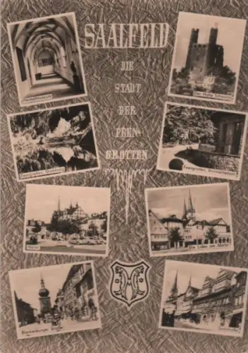 Saalfeld - u.a. die Liden am Markt - 1963