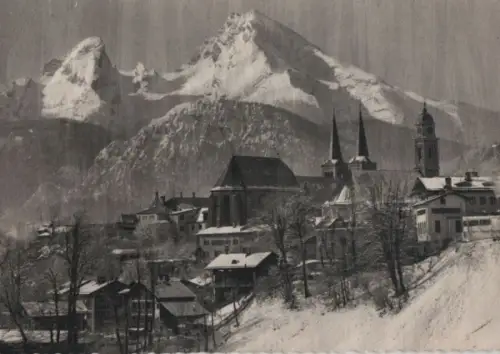 Berchtesgaden - mit Watzmann - 1958