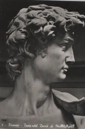 Italien - Italien - Florenz - Firenze - Testa del David di Michelangelo - ca. 1965