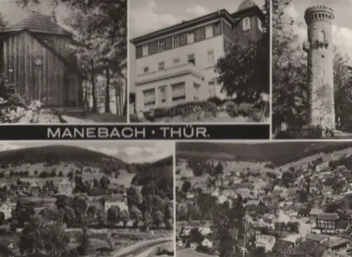 Ilmenau-Manebach - u.a. Aussichtsturm - ca. 1975
