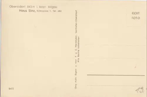 Oberstdorf - Haus Sinz
