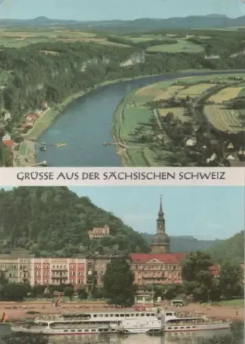 Sächsische Schweiz - u.a. Blick von Bastei - 1972