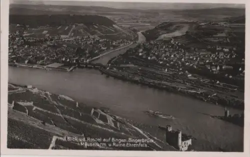 Bingen - Blick von der Rossel - 1941