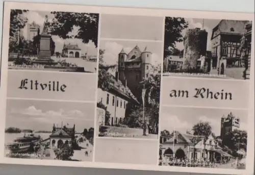 Eltville - u.a. Rheinpromenade - 1954