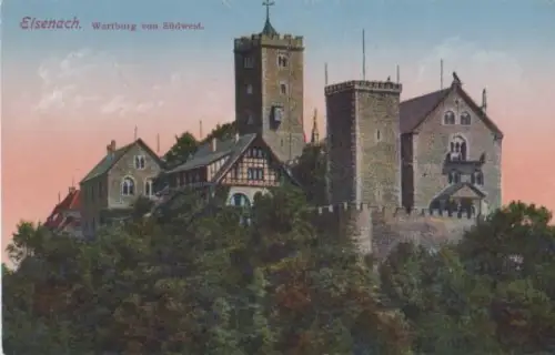 Eisenach - Wartburg von Süd-West - ca. 1935