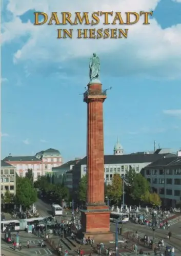 Darmstadt - Luisenplatz und Langer Ludwig - ca. 1985