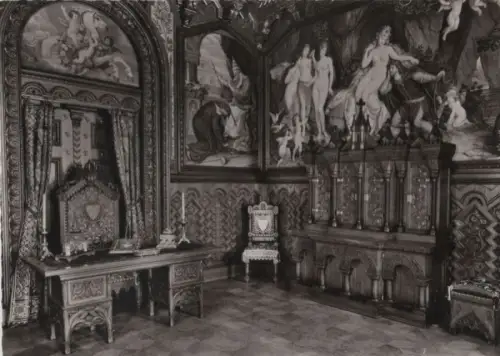 Schwangau Neuschwanstein - Arbeitszimmer Tannhäuser - ca. 1960