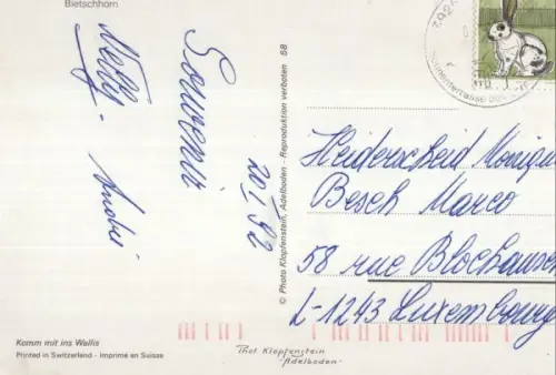 Schweiz - Grächen - Schweiz - Bietschhorn