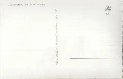 Gößweinstein - Inneres der Basilika