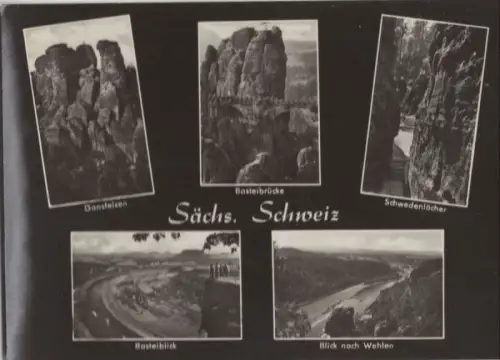 Sächsische Schweiz - 5 Bilder