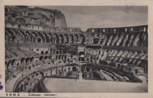 Italien - Italien - Rom - Colosseo (interno) - 1937