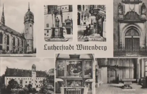 Wittenberg u.a. Luthers Grab - 1960