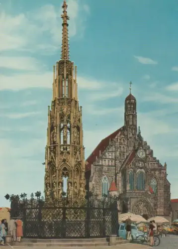 Nürnberg - Schöner Brunnen - ca. 1975