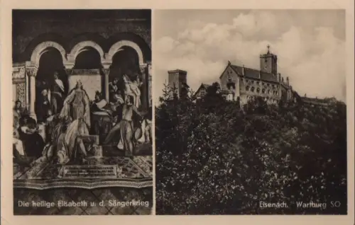 Eisenach - u.a. heilige Elisabeth - 1957