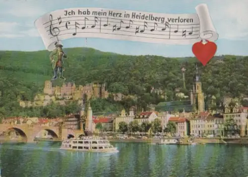 Heidelberg - Partie am Neckar - ca. 1975