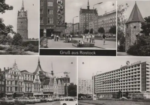 Rostock - u.a. Kröpeliner Tor - 1983