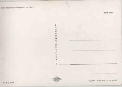 Rappbodetalsperre - Staumauer