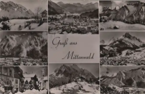 Mittenwald - mit 8 Bildern - 1961