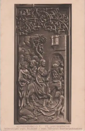 Rothenburg - Jakobskirche Blutaltar - ca. 1945