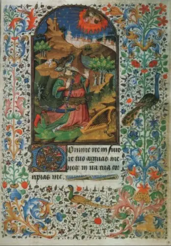 Schweiz - Schweiz - Einsiedeln - Stiftsbibliothek, König David - ca. 1985