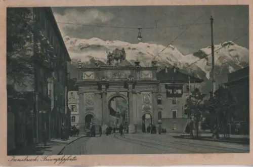 Österreich - Österreich - Innsbruck - Triumphpforte - ca. 1950