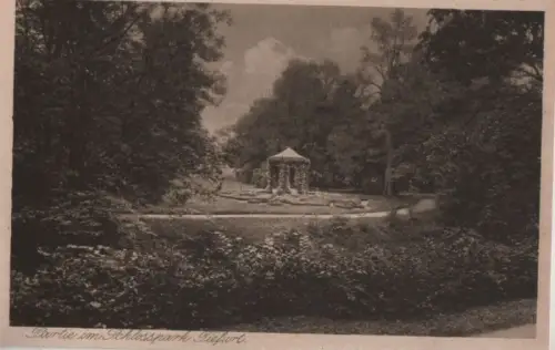 Weimar-Tiefurt - Partie im Schloßpark - ca. 1935