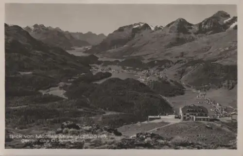 Schweiz - Schweiz - Muottas Muragl - Blick gegen Oberengadin - ca. 1950