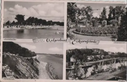 Eckernförde - u.a. Mövenberge - 1955