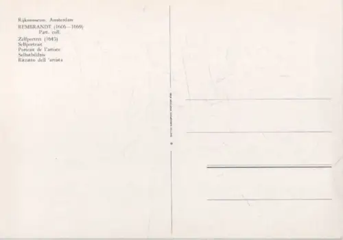 Rembrandt Selbstbildnis