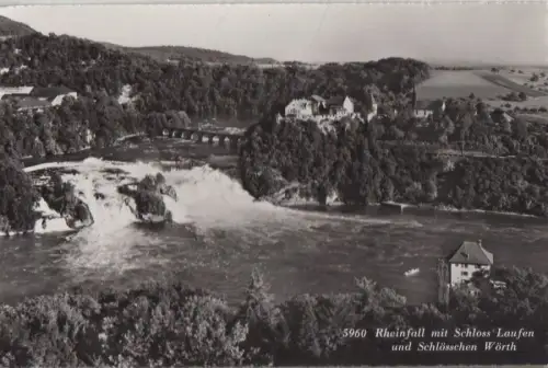 Schweiz - Schweiz - Rheinfall - mit Laufen und Wörth - ca. 1960