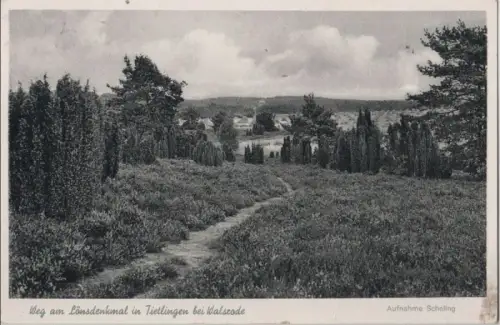 Walsrodr-Tietlingen - Weg am Lönsdenkmal - 1958