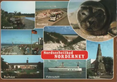 Norderney - u.a. Nordbad - ca. 1980