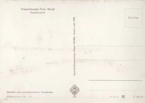 Friedrichroda - Puschkinpark