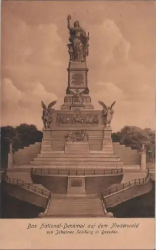 Rüdesheim, Niederwalddenkmal - 1930