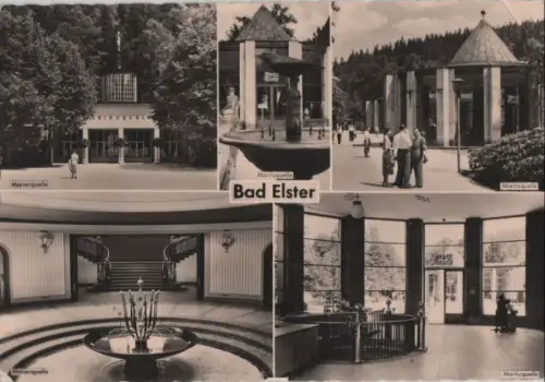 Bad Elster - u.a. Marienquelle - ca. 1960