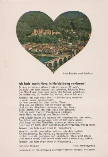 Herz in Heidelberg - ca. 1975