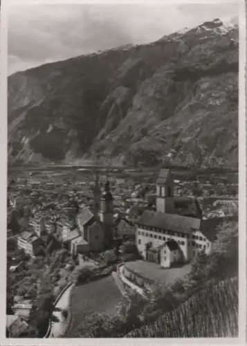 Schweiz - Schweiz - Chur - St. Luzi mit Calanda - ca. 1965
