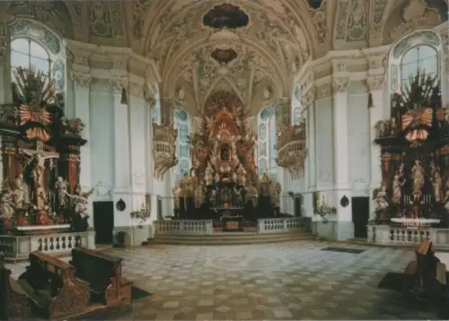 Gößweinstein - Basilika, Hochaltar mit Kreuz - ca. 1980